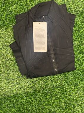 Black Zip-Up Active Jacket